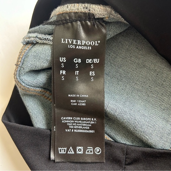 Liverpool Los Angeles Maternity Jeans Women’s Small Skinny Pull On Dark Wash - Picture 7 of 8